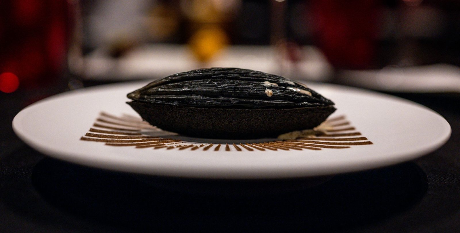 Dessert en forme de cabosse